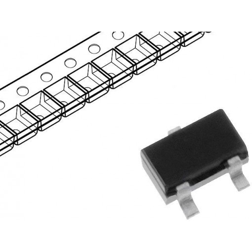 FDY300NZ; Transistor: N-MOSFET; unipolar; 20V; 0.6A; 0.625W; SOT523; ON SEMICONDUCTOR (FAIRCHILD)