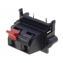 FE6935; Terminal; loudspeaker; PCB snap-in; for panel mounting,screw; CLIFF