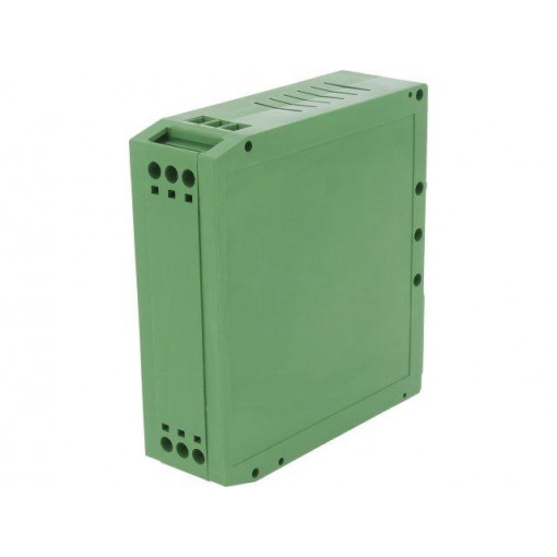 FEGM-03P-14-00A(H); Enclosure: for DIN rail mounting; polyamide; green; DEGSON ELECTRONICS