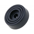 ; Quick mounting foot; black; polyetylene; A: 8mm; B: 20.8mm; D: 6.4mm; FIX&FASTEN