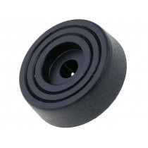 ; Quick mounting foot; black; polyetylene; A: 8mm; B: 20.8mm; D: 6.4mm; FIX&FASTEN