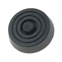 ; Quick mounting foot; black; polyetylene; A: 10mm; B: 31.5mm; FIX&FASTEN