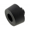 ; Quick mounting foot; black; polyetylene; A: 8mm; B: 20mm; C: 18mm; FIX&FASTEN
