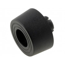 ; Quick mounting foot; black; polyetylene; A: 8mm; B: 20mm; C: 18mm; FIX&FASTEN