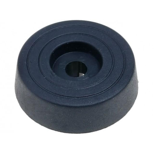 ; Quick mounting foot; black; polyetylene; A: 10mm; B: 28.5mm; E: 14mm; FIX&FASTEN