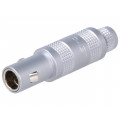 FFA.00.250.CTAC27; Connector: coaxial; Series: 00; plug; male; soldering; for cable; LEMO