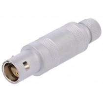 FFA.1S.303.CLAC37; Connector: circular; Series: 1S; plug; male/female; soldering; 10A; LEMO