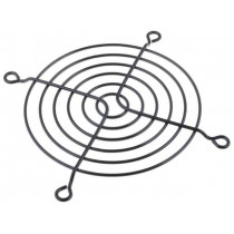 ; Guard; 92x92mm; Mat: metal; Mounting: screw; Colour: black; TQSolution