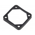 FGA-40; Mounting gasket; Ømount.hole: 4.5mm; black; Shore hardness: 40; RICHCO