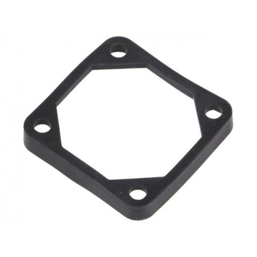 FGA-40; Mounting gasket; Ømount.hole: 4.5mm; black; Shore hardness: 40; RICHCO