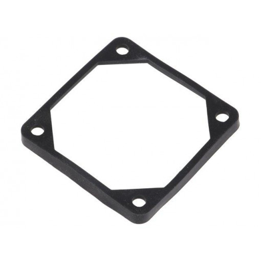 FGA-60; Mounting gasket; Ømount.hole: 5mm; black; Shore hardness: 40; RICHCO