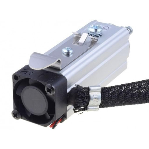 370089,01; Blower heater; CIRRUS 25/2; 20W; 12VDC; IP20; DIN EN50022 35mm; DBK Technitherm Ltd.