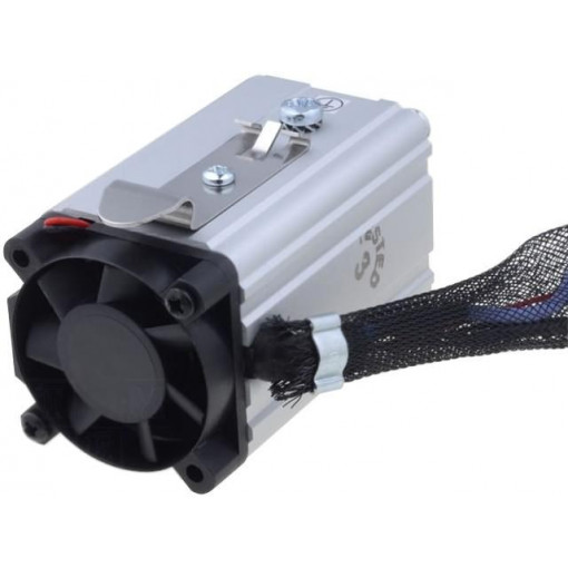 371680,01; Blower heater; CIRRUS 40/1; 80W; 24VAC; 24VDC; IP20; 42x42x72mm; DBK Technitherm Ltd.