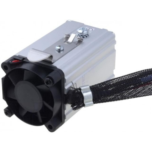 15661,2; Blower heater; CIRRUS 40/1; 100W; 24VAC; 24VDC; IP20; 42x42x72mm; DBK Technitherm Ltd.