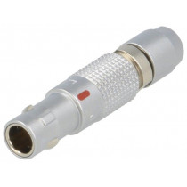 FGG.00.302.CLAD35; Connector: circular; Series: 00; plug; male; soldering; for cable; LEMO
