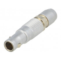 FGG.00.304.CLAD35; Connector: circular; Series: 00; plug; male; soldering; for cable; LEMO