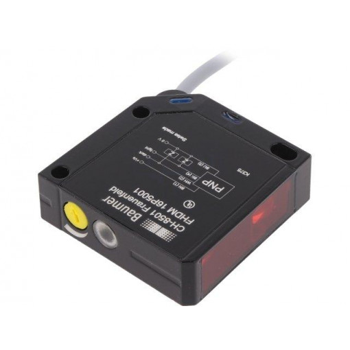 FHDM 16P5001; Sensor: photoelectric; Range: 20÷450mm; PNP; DARK-ON,LIGHT-ON; BAUMER