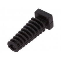 FIX-3.0X23-PRO; Strain relief; Øhole: 3mm; black; Panel thick: max.2.5mm; L: 23mm; FIX&FASTEN FIX-3.0X23-PRO; Strain relief; Øhole: 3mm; black; Panel thick: max.2.5mm; L: 23mm; FIX&FASTEN
