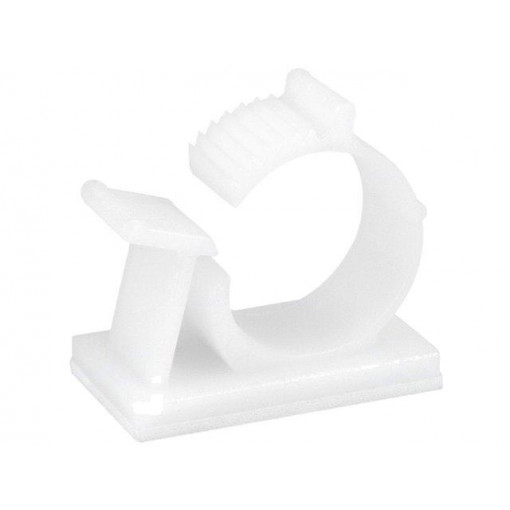 ; Self-adhesive cable holder; 11÷13.3mm; polyamide; natural; FIX&FASTEN