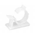 ; Self-adhesive cable holder; 11.9÷14.3mm; polyamide; natural; FIX&FASTEN