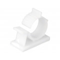 ; Self-adhesive cable holder; 14.7÷19.1mm; polyamide; natural; FIX&FASTEN