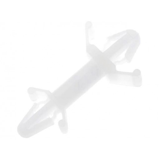 ; PCB distance; polyamide; L: 12.5mm; latch/latch; Colour: natural; FIX&FASTEN