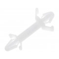 ; PCB distance; polyamide; L: 15.7mm; latch/latch; Colour: natural; FIX&FASTEN