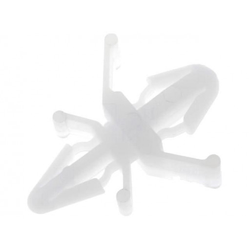 ; PCB distance; polyamide; L: 3.8mm; latch/latch; Colour: natural; FIX&FASTEN