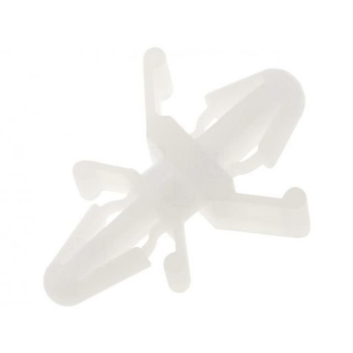 ; PCB distance; polyamide; L: 4.6mm; latch/latch; Colour: natural; FIX&FASTEN