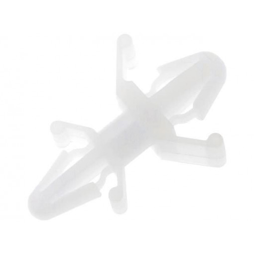 ; PCB distance; polyamide; L: 6.3mm; latch/latch; Colour: natural; FIX&FASTEN