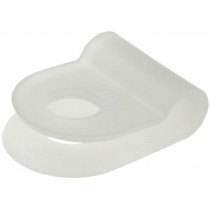 ; Fixing clamp; Cable P-clips; ØBundle : 3mm; polyamide; natural; FIX&FASTEN