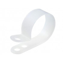 ; Fixing clamp; Cable P-clips; ØBundle : 24÷27mm; polyamide; FIX&FASTEN