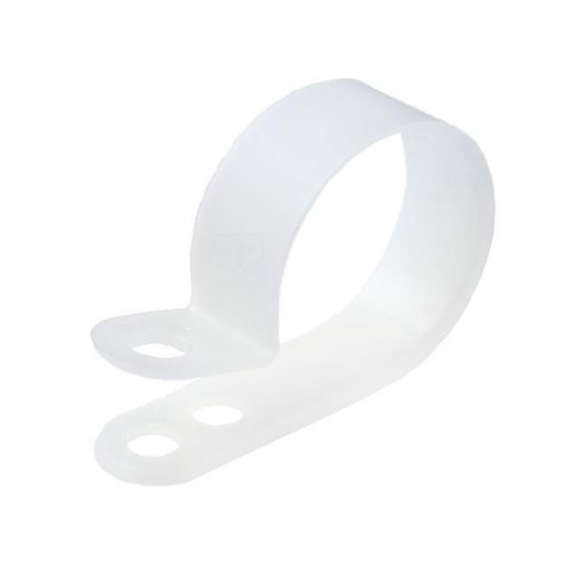 ; Fixing clamp; Cable P-clips; ØBundle : 24÷27mm; polyamide; FIX&FASTEN