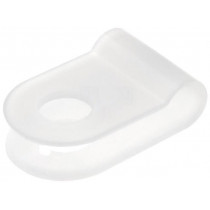 ; Fixing clamp; Cable P-clips; ØBundle : 3mm; polyamide; natural; FIX&FASTEN