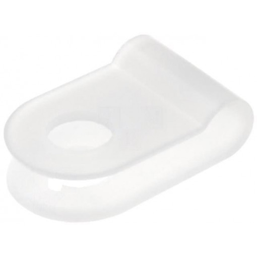 ; Fixing clamp; Cable P-clips; ØBundle : 3mm; polyamide; natural; FIX&FASTEN