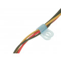CC-1S; Fixing clamp; Cable P-clips; ØBundle : 3mm; polyamide; natural; FIX&FASTEN