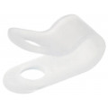 ; Fixing clamp; Cable P-clips; ØBundle : 2.7mm; polyamide; natural; FIX&FASTEN