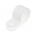 ; Fixing clamp; Cable P-clips; ØBundle : 11.5mm; polyamide; natural; FIX&FASTEN