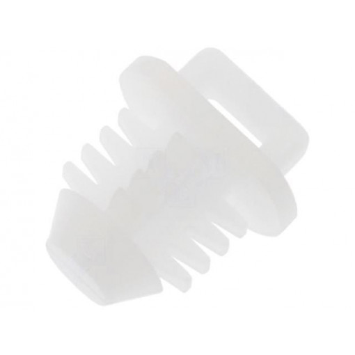 ; Cable holder with finned arbor; polyamide; UL94V-2; natural; FIX&FASTEN