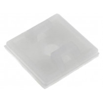 ; Cable tie holder; polyamide; UL94V-2; natural; A: 18.8mm; B: 4mm; FIX&FASTEN