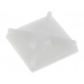 ; Cable tie holder; polyamide; UL94V-2; natural; A: 19.1mm; B: 4mm; FIX&FASTEN