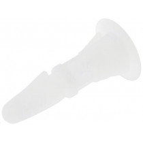 ; Assembly stud; polyamide; L: 12.7mm; snap fastener; Ø2: 6mm; Ø1: 4mm; FIX&FASTEN ; Assembly stud; polyamide; L: 12.7mm; snap fastener; Ø2: 6mm; Ø1: 4mm; FIX&FASTEN