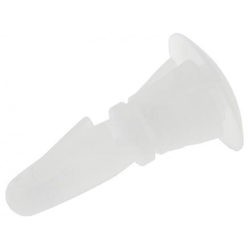 ; Assembly stud; polyamide; L: 6.4mm; snap fastener; Ø2: 6mm; Ø1: 4mm; FIX&FASTEN