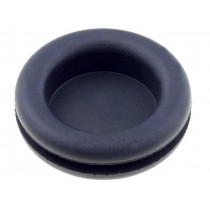 ; Grommet; with bulkhead; Ømount.hole: 19mm; Øhole: 16mm; rubber; FIX&FASTEN
