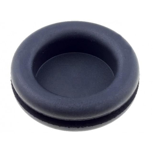 ; Grommet; with bulkhead; Ømount.hole: 19mm; Øhole: 16mm; rubber; FIX&FASTEN