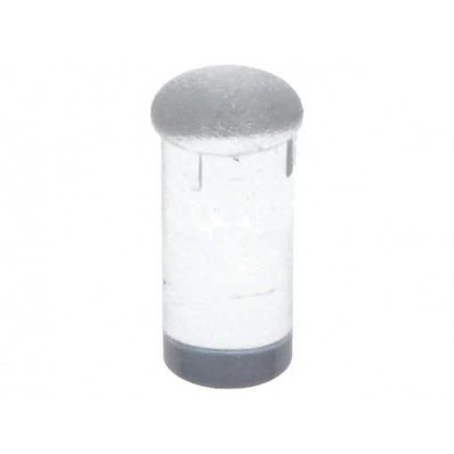 FIX-EMP2-6V0; Fibre for LED; round; Ø3.3mm; Front: convex; straight; UL94V-0; FIX&FASTEN