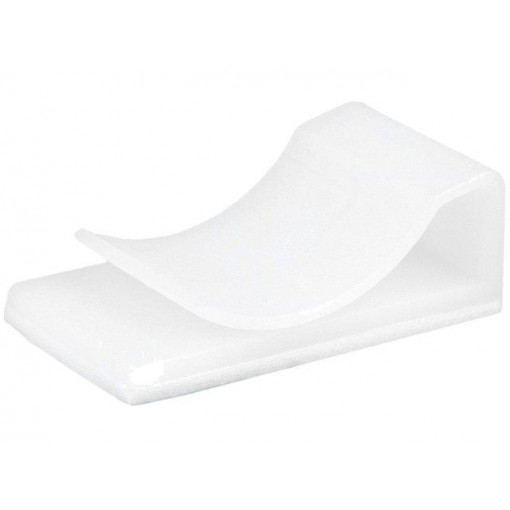 ; Self-adhesive cable holder; polyamide; natural; FIX&FASTEN