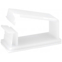 ; Self-adhesive cable holder; polyamide; 27mm; natural; UL94V-2; FIX&FASTEN