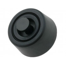 ; Quick mounting foot; black; polyetylene; A: 8mm; B: 20mm; C: 18mm; FIX&FASTEN