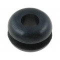 ; Grommet; Ømount.hole: 4.8mm; Øhole: 3.2mm; rubber; black; FIX&FASTEN ; Grommet; Ømount.hole: 4.8mm; Øhole: 3.2mm; rubber; black; FIX&FASTEN